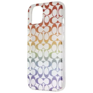 Coach Protective Case for Apple iPhone 13 - Rainbow Signature C Logos