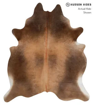 Warm Caramel X-Large Brazilian Cowhide Rug 7'5"H x 6'5"W #82922 by Hudson Hides